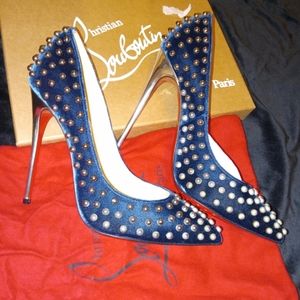 Billy 120 Velvet/Specchio Heels